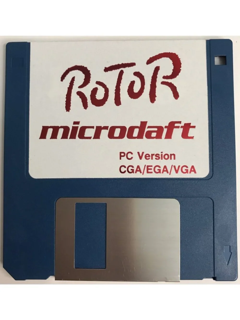 Vintage 1991 Rotor Shooter Game for PC by Microdaft 3.5